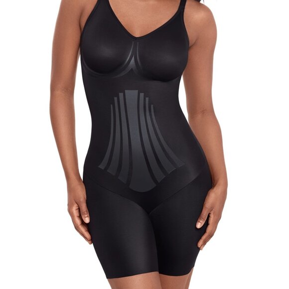 Miraclesuit Modern Miracle Thigh Slimmer Bodysuit - 2562 / Black